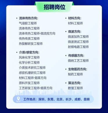 思摩尔开启全球校招,四大类岗位海量开放,神秘摩术生项目启动